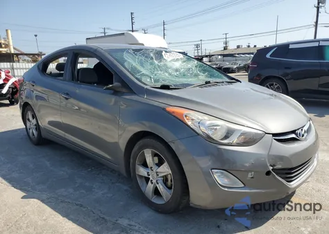2013 Hyundai Elantra Gls из США, поврежденный, VIN 5NPDH4AE0DH201644